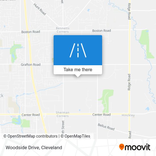 Mapa de Woodside Drive