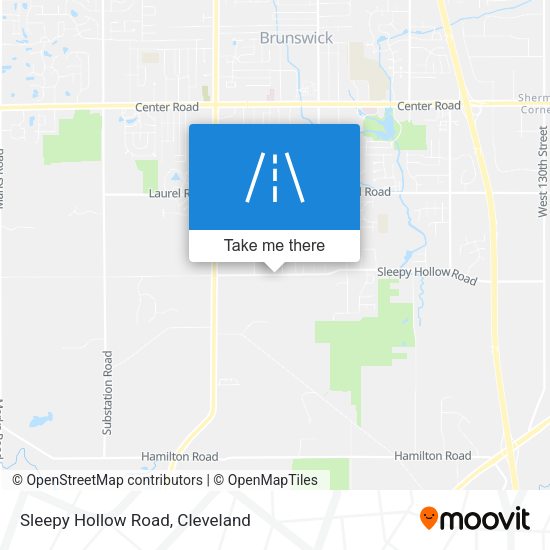Sleepy Hollow Road map
