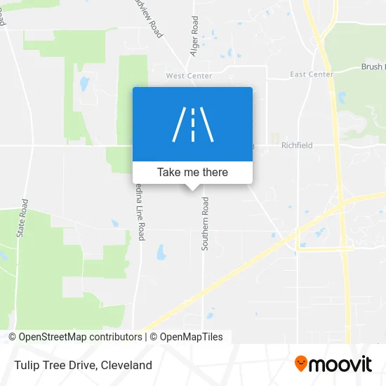 Tulip Tree Drive map