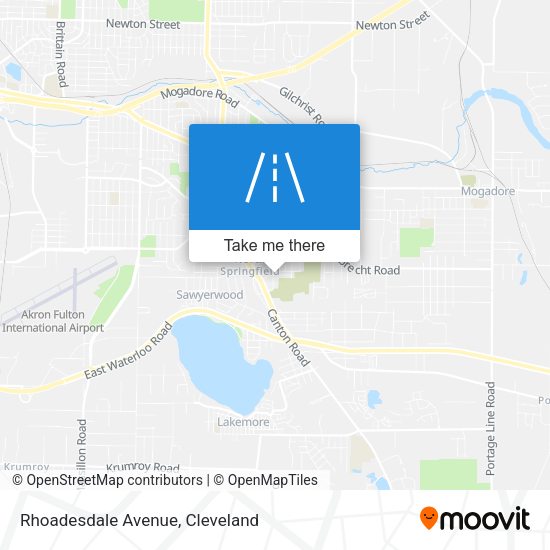 Mapa de Rhoadesdale Avenue