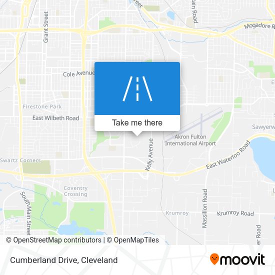 Mapa de Cumberland Drive