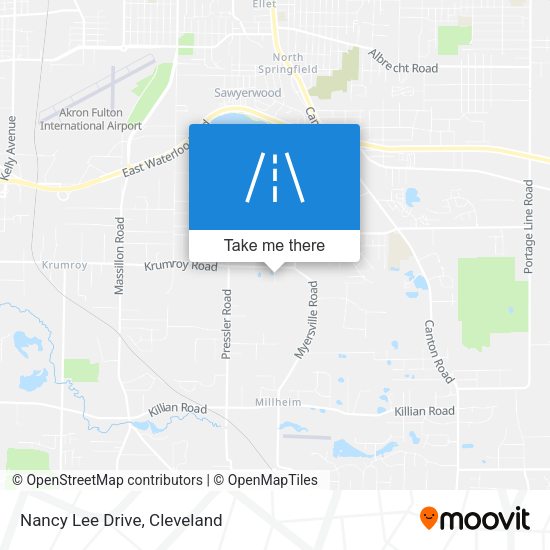 Nancy Lee Drive map