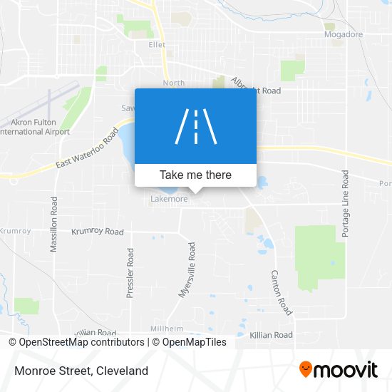 Mapa de Monroe Street