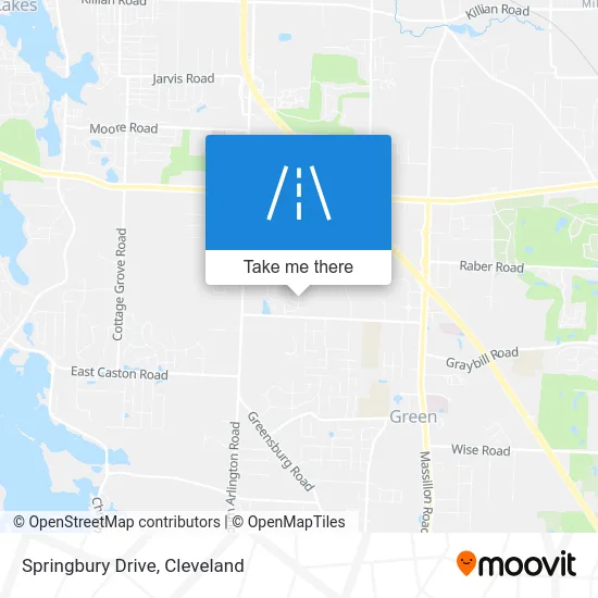 Springbury Drive map