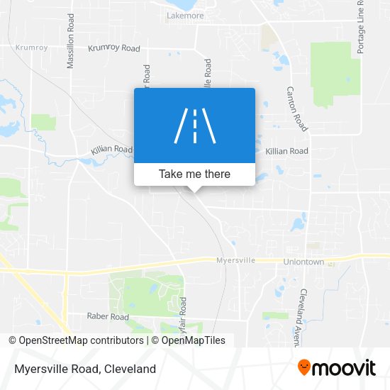 Mapa de Myersville Road