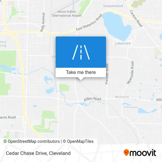 Cedar Chase Drive map