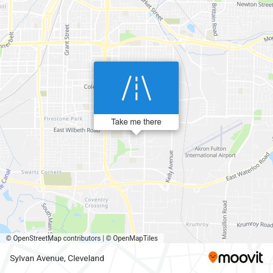 Mapa de Sylvan Avenue