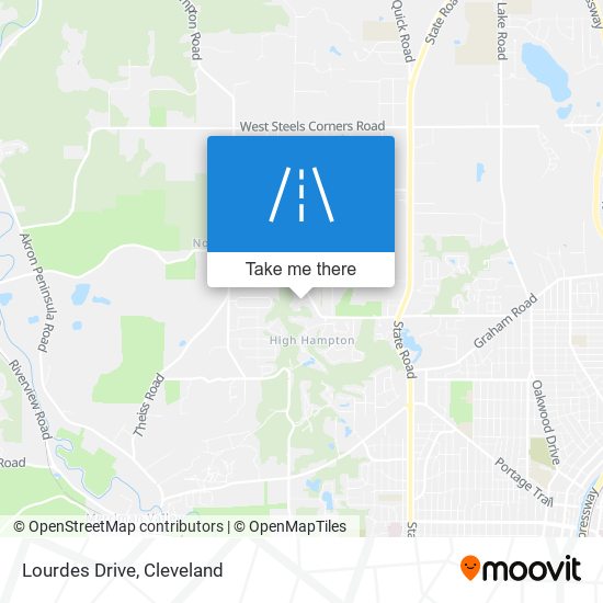 Lourdes Drive map