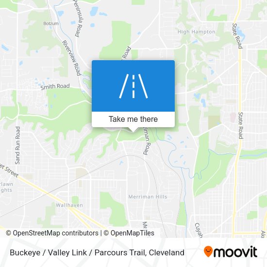 Mapa de Buckeye / Valley Link / Parcours Trail