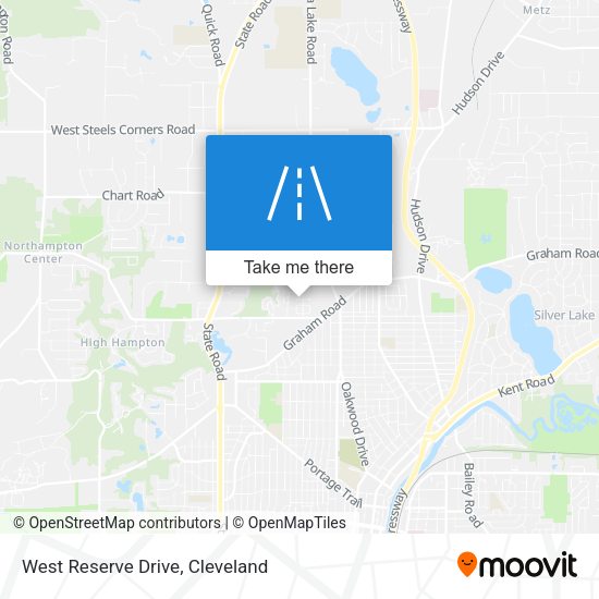 West Reserve Drive map