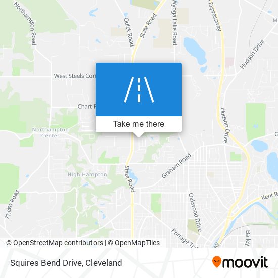 Squires Bend Drive map