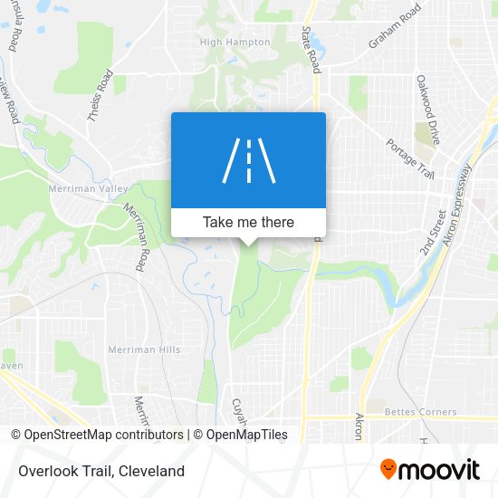Mapa de Overlook Trail