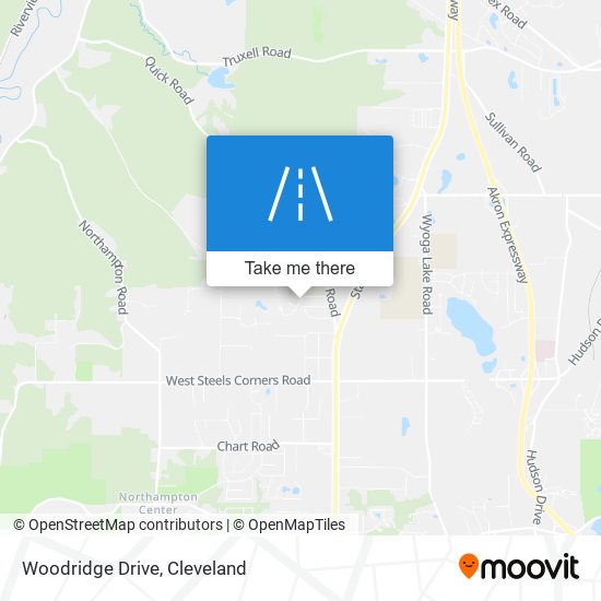 Mapa de Woodridge Drive