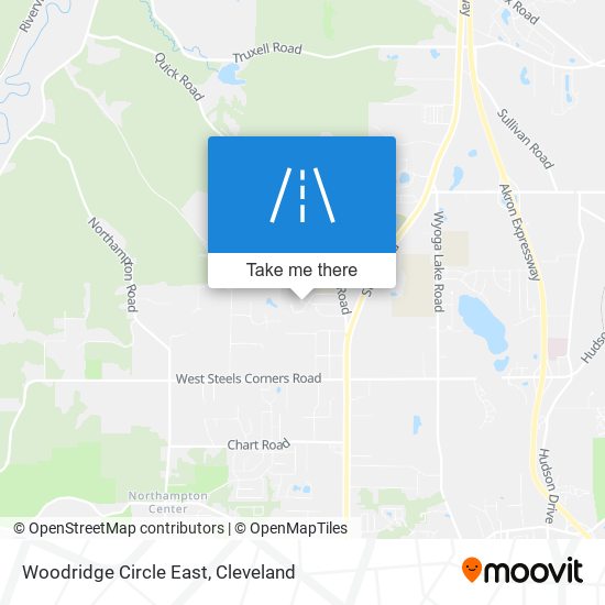 Mapa de Woodridge Circle East