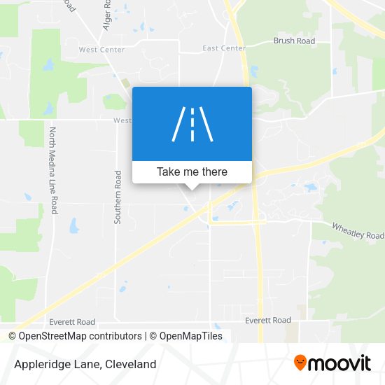 Mapa de Appleridge Lane