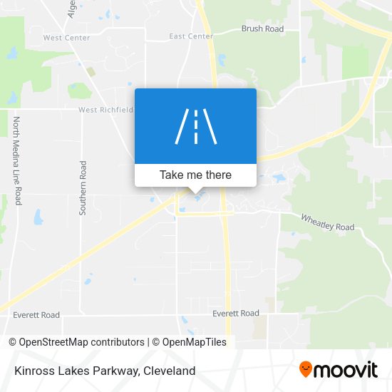 Kinross Lakes Parkway map