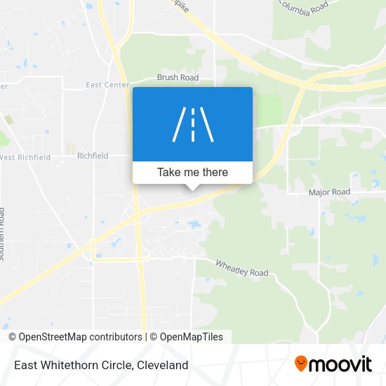 East Whitethorn Circle map