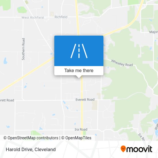 Harold Drive map