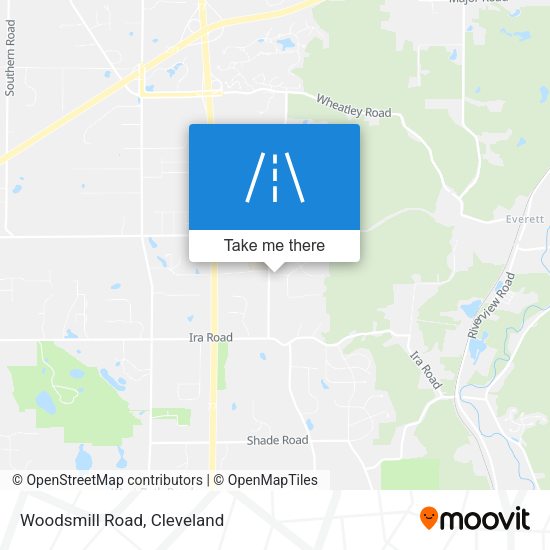 Woodsmill Road map