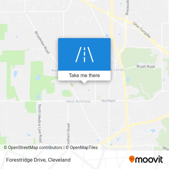 Forestridge Drive map