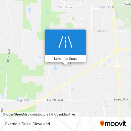 Mapa de Overdale Drive