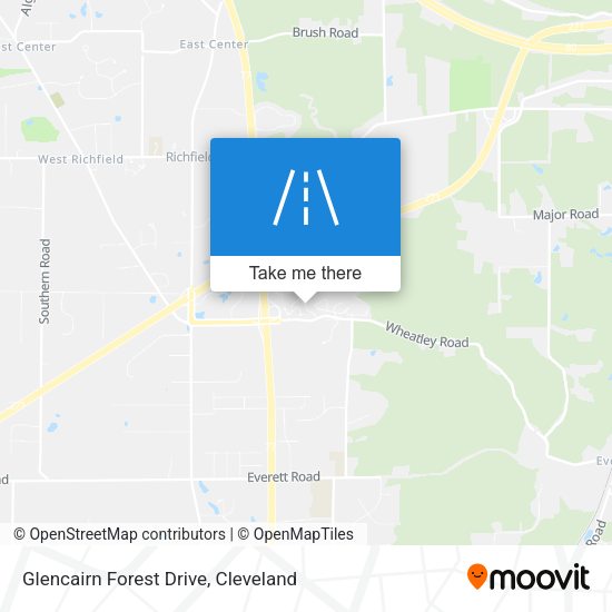 Glencairn Forest Drive map
