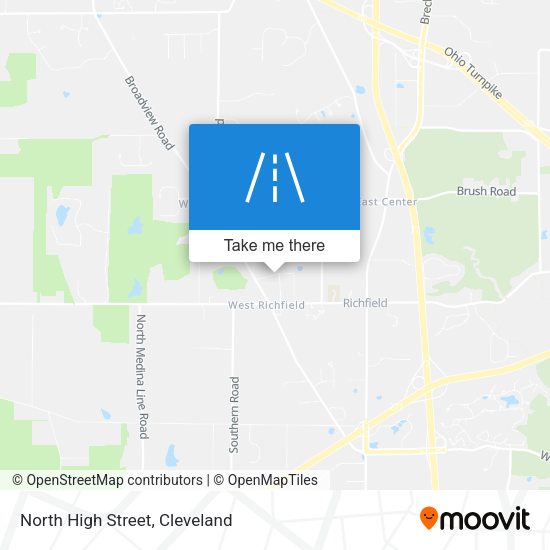 Mapa de North High Street