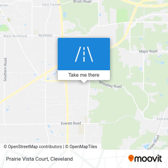 Prairie Vista Court map