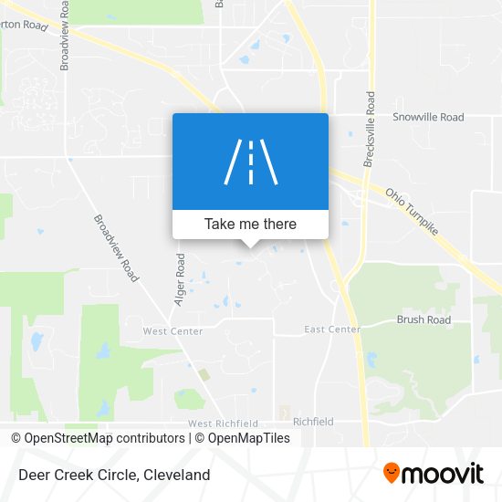 Mapa de Deer Creek Circle