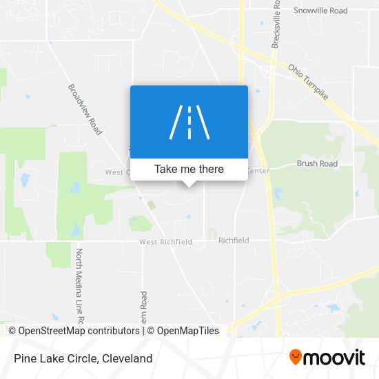 Pine Lake Circle map
