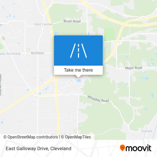 East Galloway Drive map