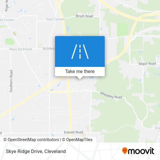 Skye Ridge Drive map