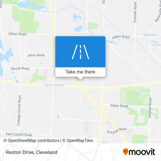 Reston Drive map