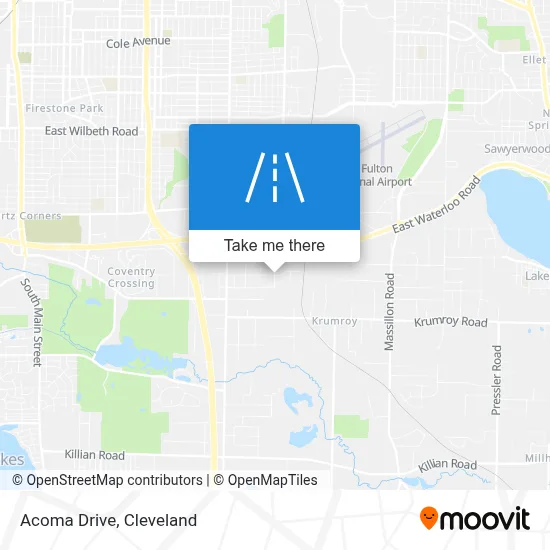 Acoma Drive map