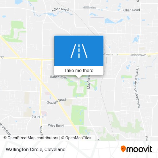 Wallington Circle map