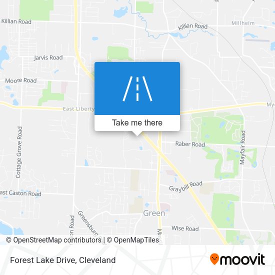 Forest Lake Drive map