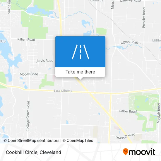 Mapa de Cookhill Circle