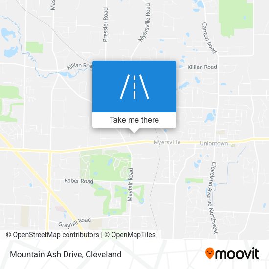 Mountain Ash Drive map