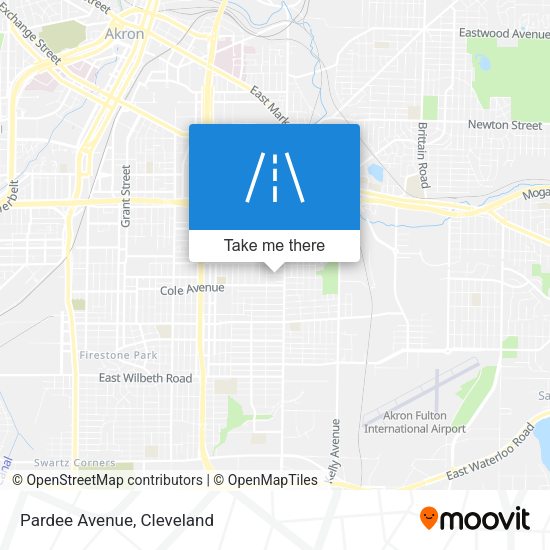 Mapa de Pardee Avenue