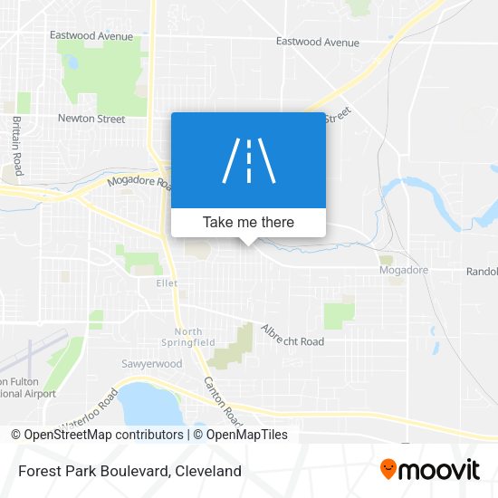 Mapa de Forest Park Boulevard