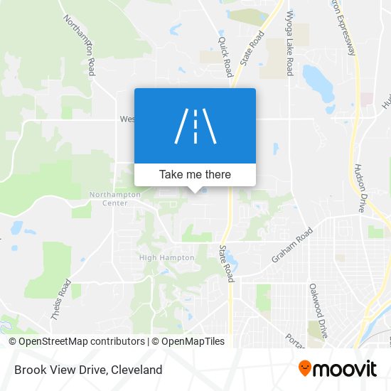 Brook View Drive map