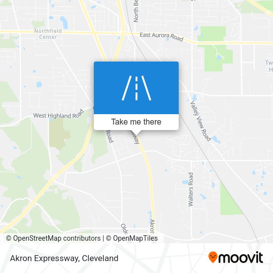 Mapa de Akron Expressway