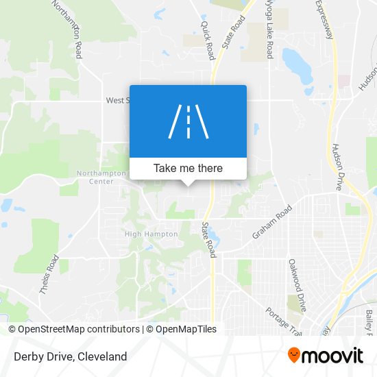 Derby Drive map