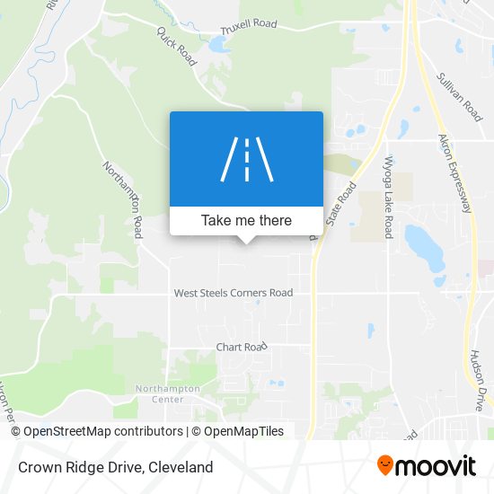 Mapa de Crown Ridge Drive