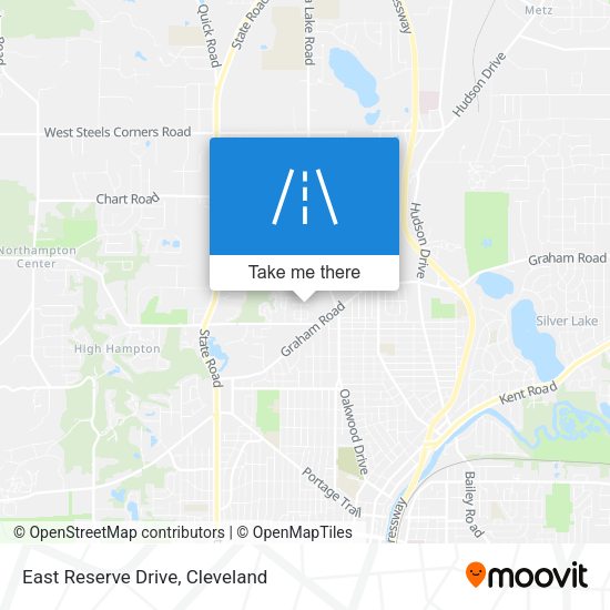 East Reserve Drive map