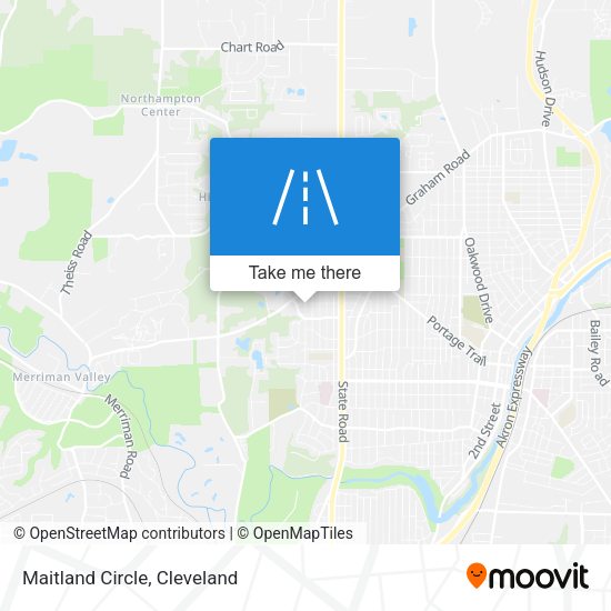 Maitland Circle map