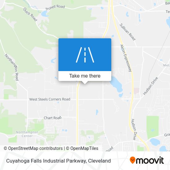 Mapa de Cuyahoga Falls Industrial Parkway