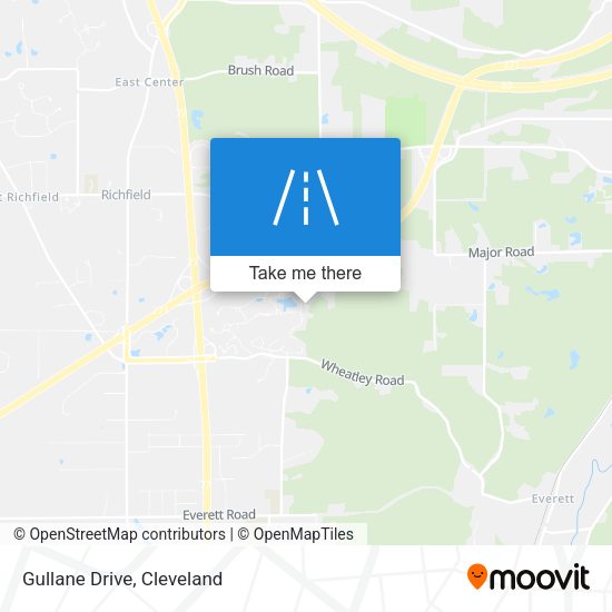 Mapa de Gullane Drive