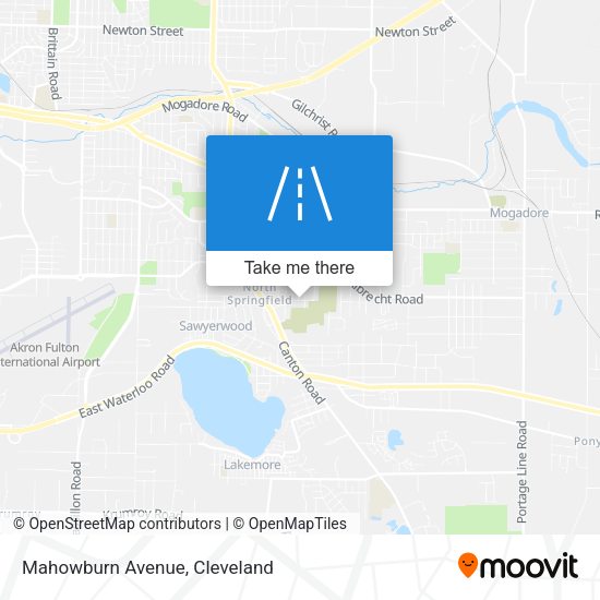 Mahowburn Avenue map