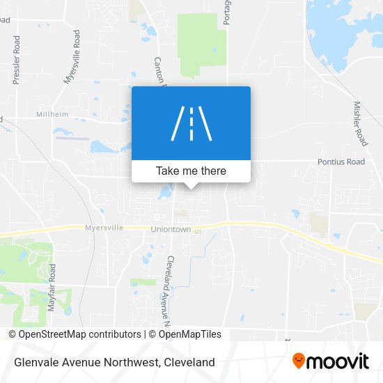 Mapa de Glenvale Avenue Northwest